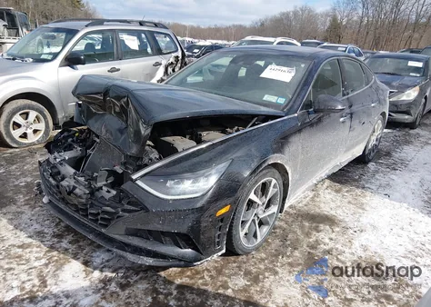 2021 Hyundai Sonata Sel Plus из США, поврежденный, VIN 5NPEJ4J25MH106933